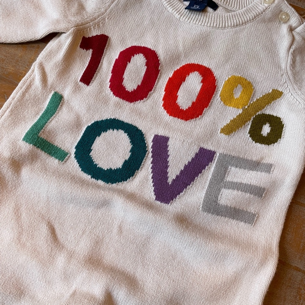 Gap Baby sweater one piece 6-9 months